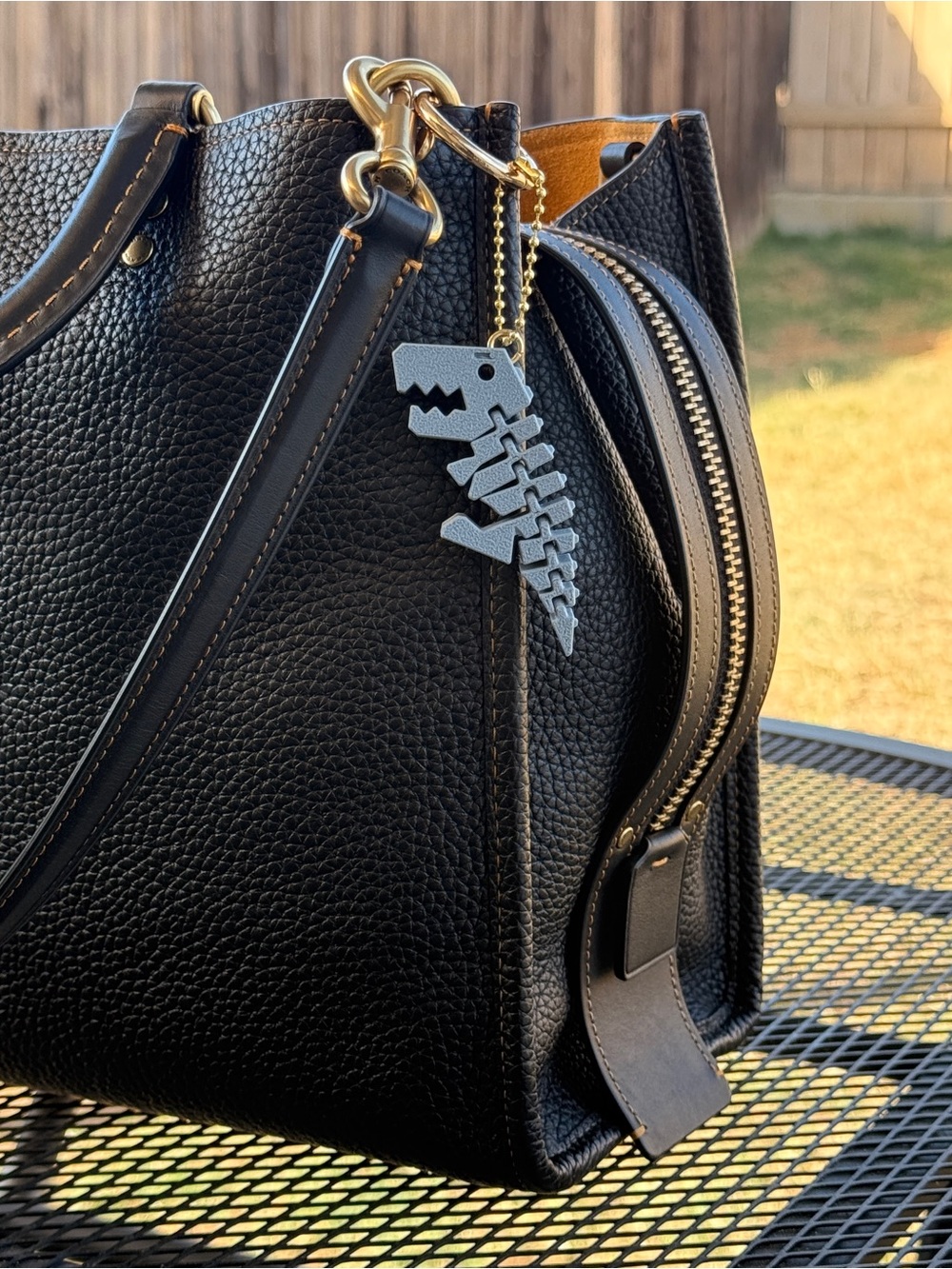 Flexy Sexy Rexy Dinosaur T-Rex Keychain Ball Chain Bag Charm
